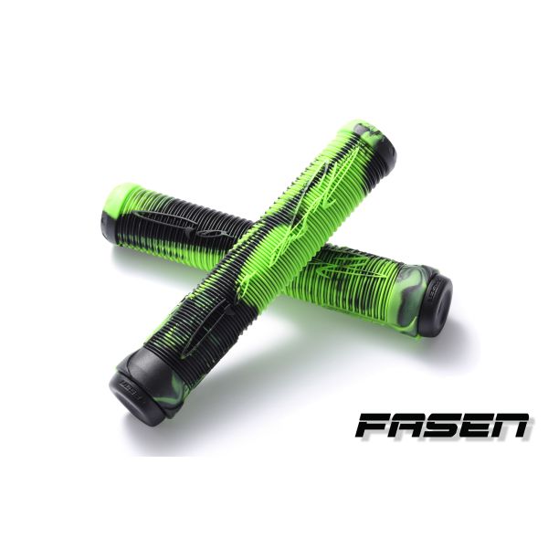 Fasen Scooter Handlebar Grips - Green/Black