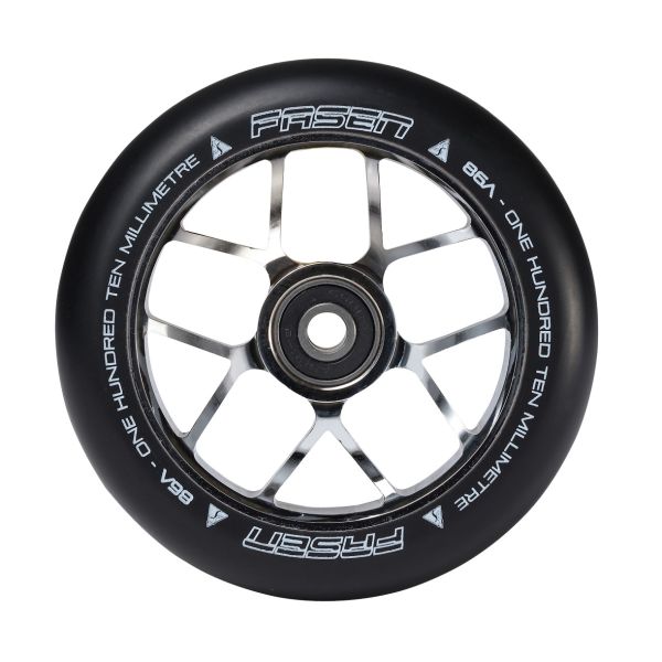 Fasen Scooters Jet Wheel Pair - 110mm - Chrome