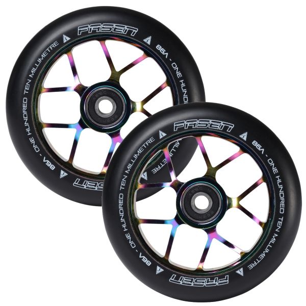 Fasen Scooters Jet Wheel Pair - 110mm - Oil Slick