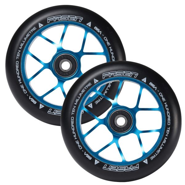 Fasen Scooters Jet Wheel Pair - 110mm - Teal
