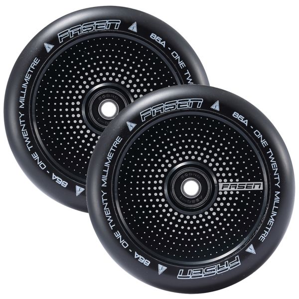 Fasen Scooters Hypno Hollowcore Wheel Pair - 120mm - Dot Black