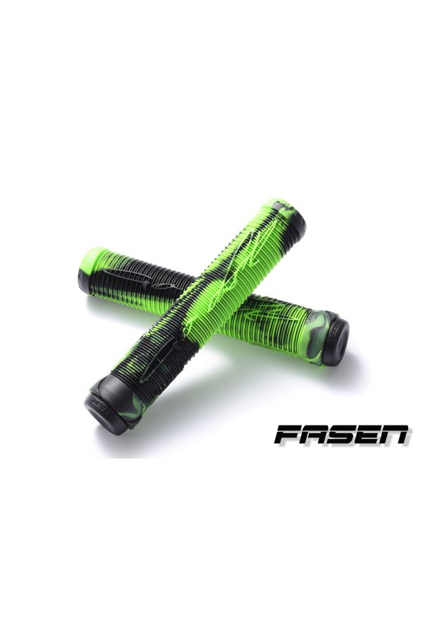 Fasen Scooter Handlebar Grips - Green/Black