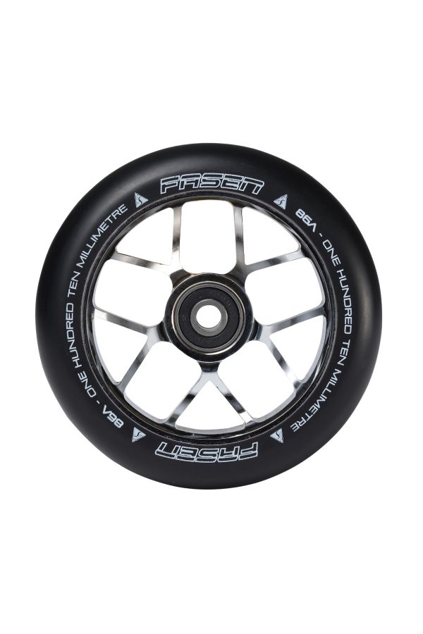 Fasen Scooters Jet Wheel Pair - 110mm - Chrome