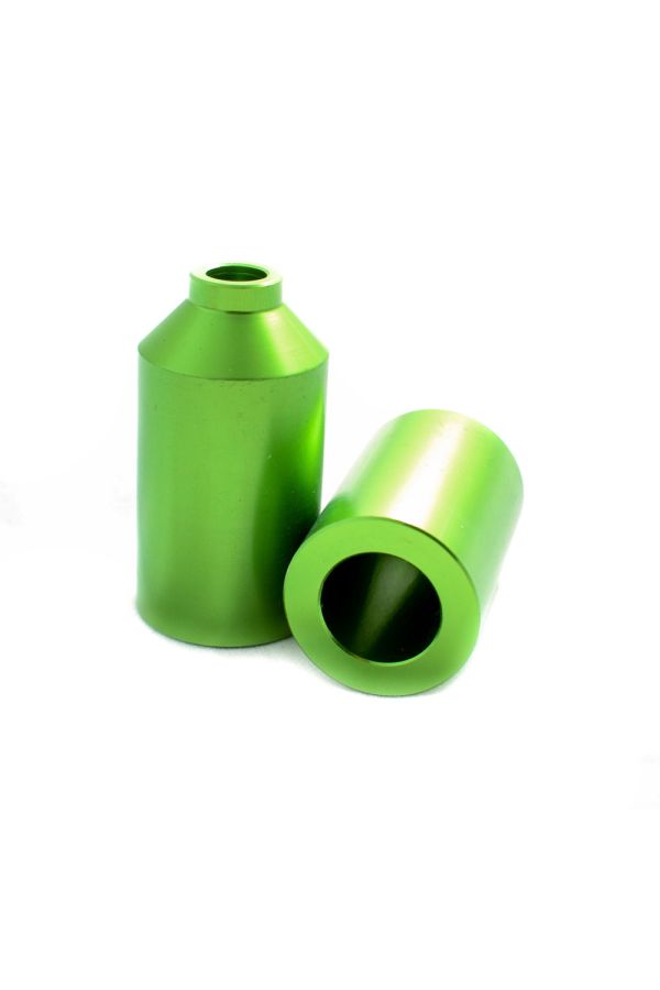 Pair of Green Envy Aluminum Scooter Pegs
