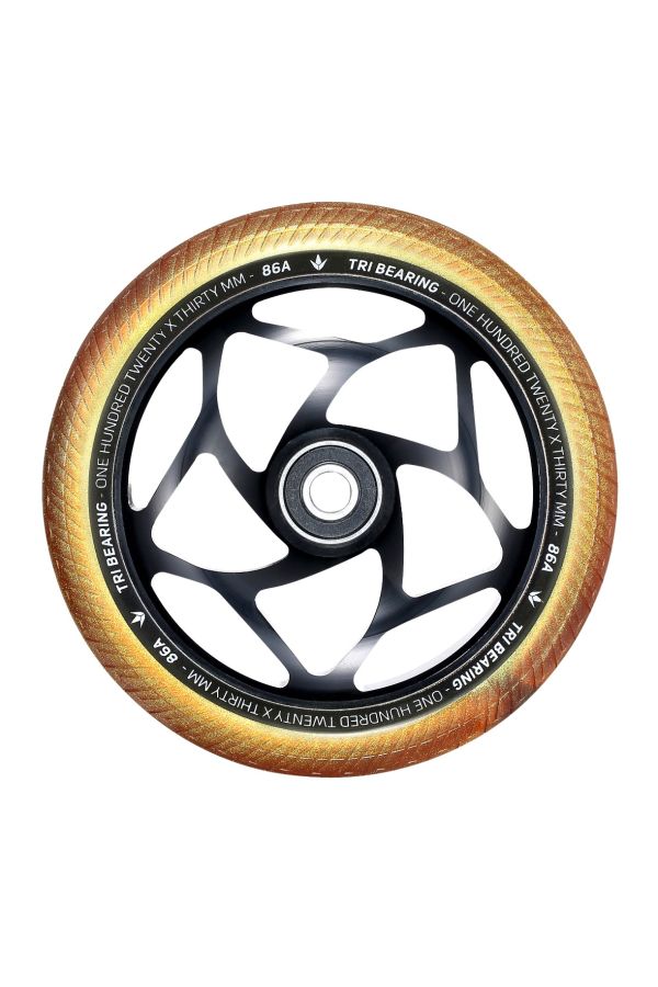 Blunt Envy 120mm/30mm Tri Bearing Wheel - Black and Gold