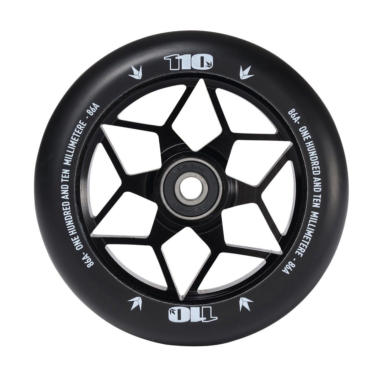 Blunt Envy Diamond Scooter Wheel Pair - 110mm x 24mm - Black