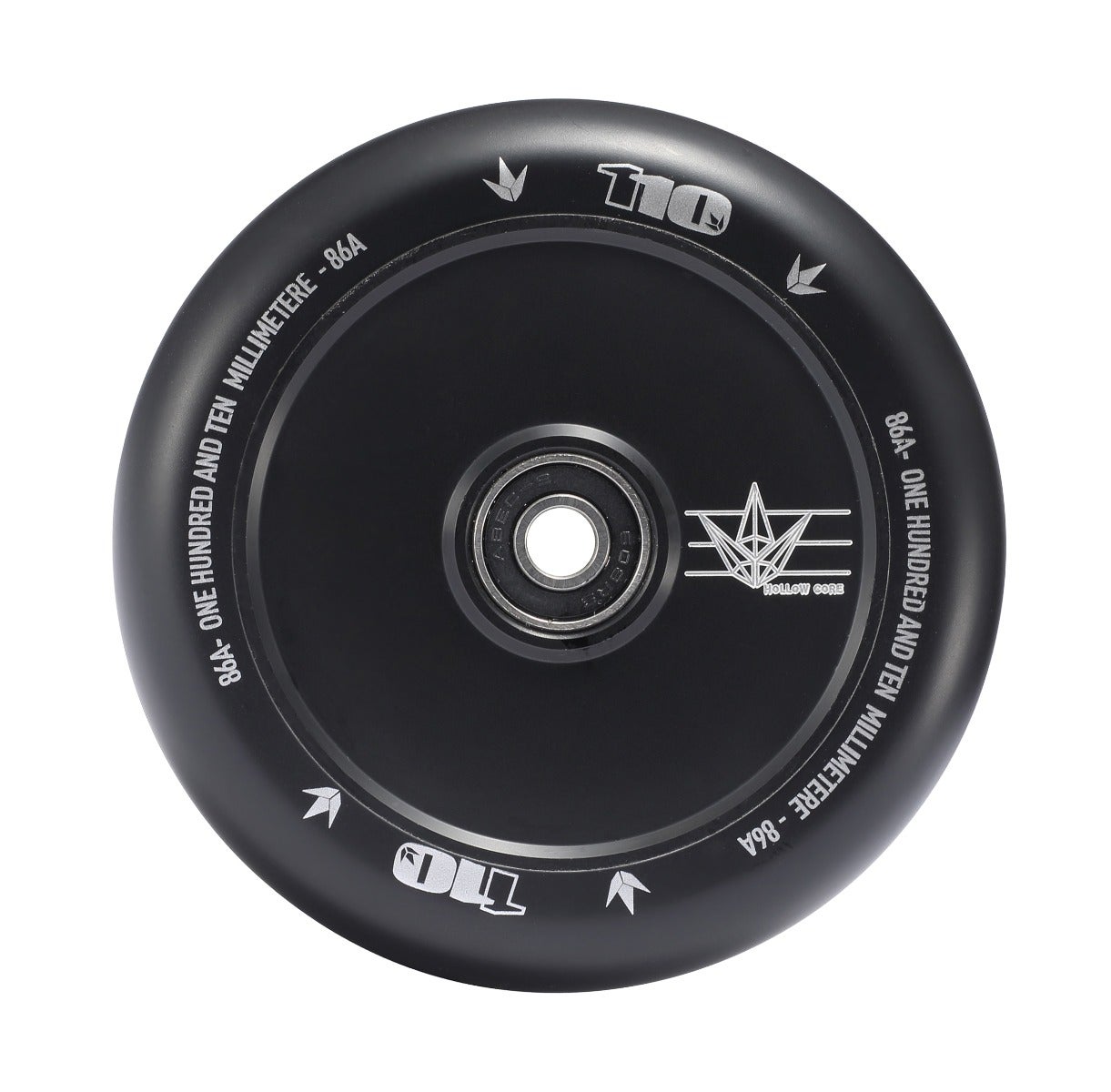Blunt Envy Hollow Core Scooter Wheel Pair - 110mm x 24mm Black